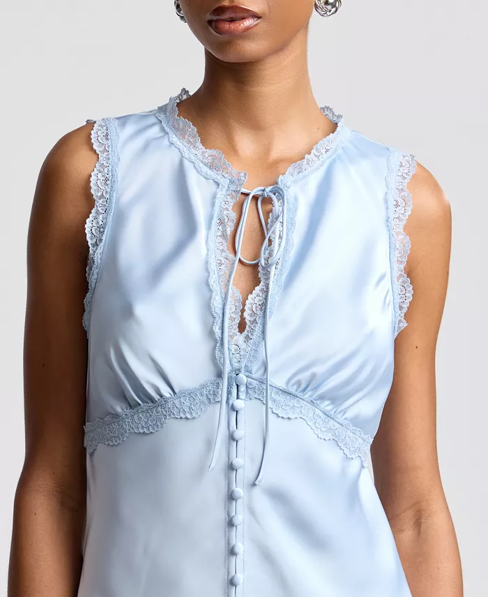 Women's Keyhole Cutaway Empire Top - thumbnail 9