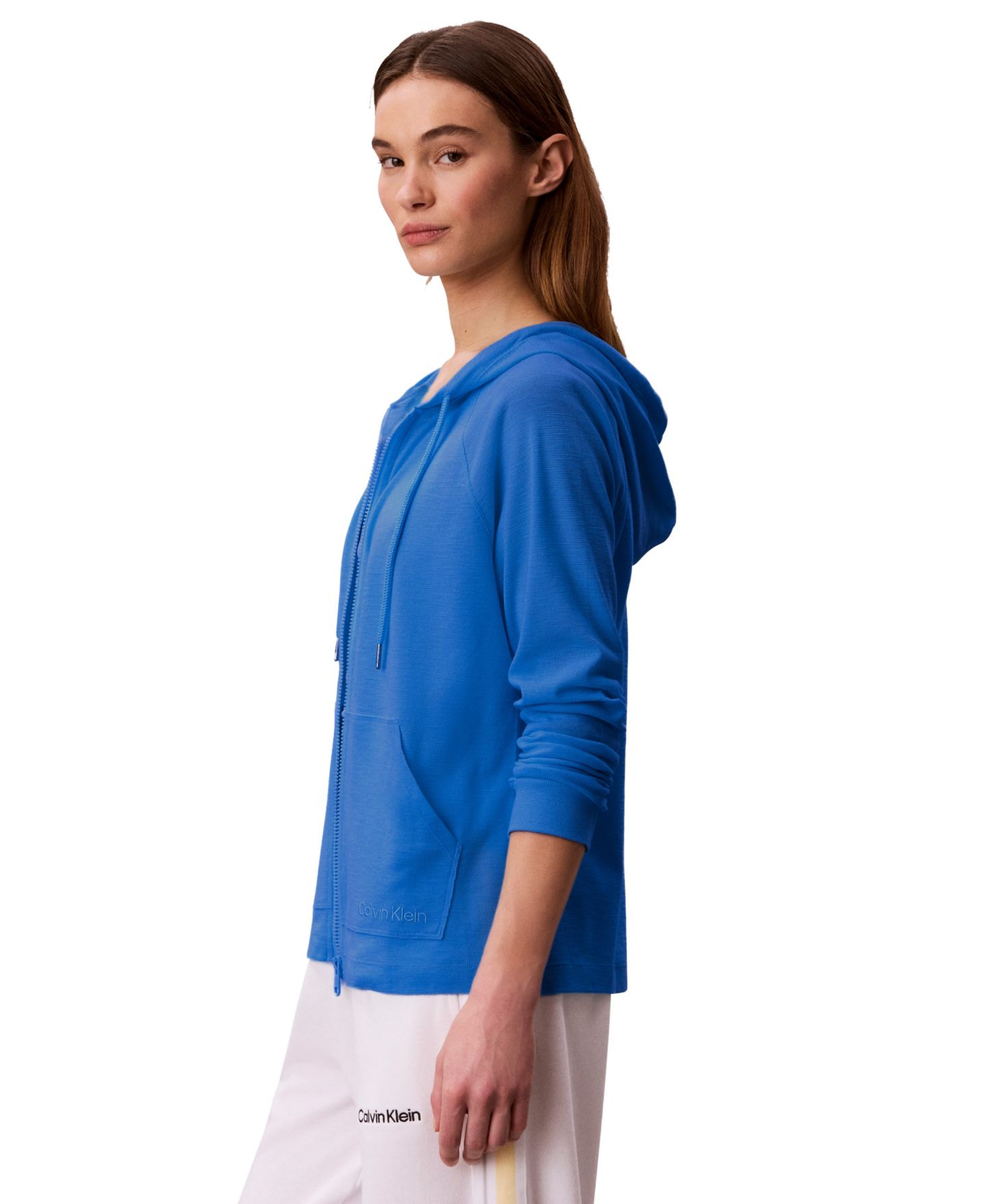 Женская куртка Calvin Klein Performance Icon Sport Full-Zip Lightweight, цвет: Океанский — фото 3