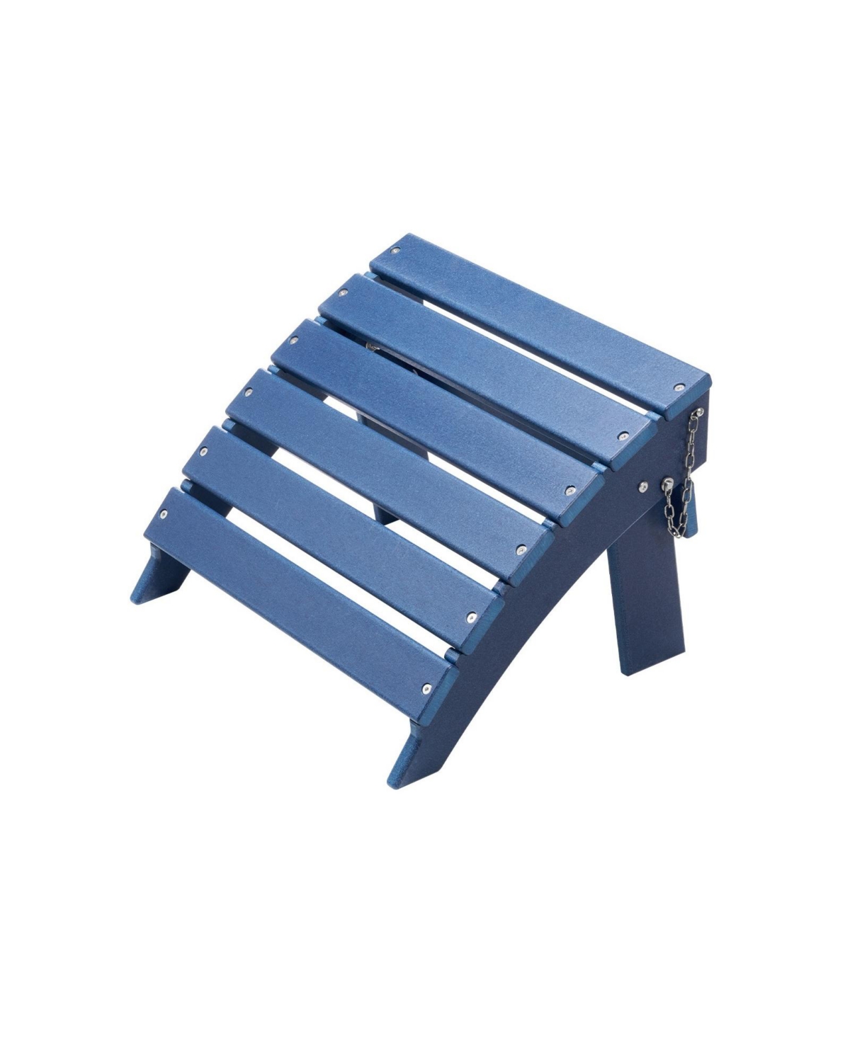 Cozito Adirondack Ottoman, 15.7 x 18.9 x 13 inches Hdpe Folding Patio Foot Rest