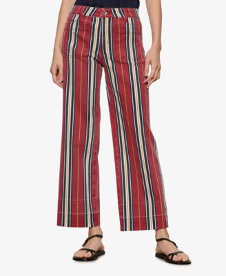 Women's Mid-Rise Wide-Leg Stretch Jeans