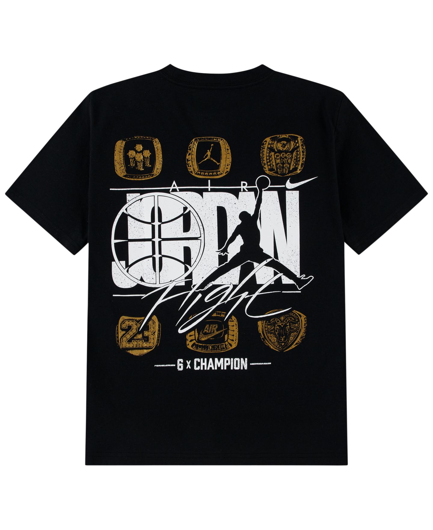 Футболка Jordan Gold Standard Tee для мальчиков, цвет: Чёрный — фото 2