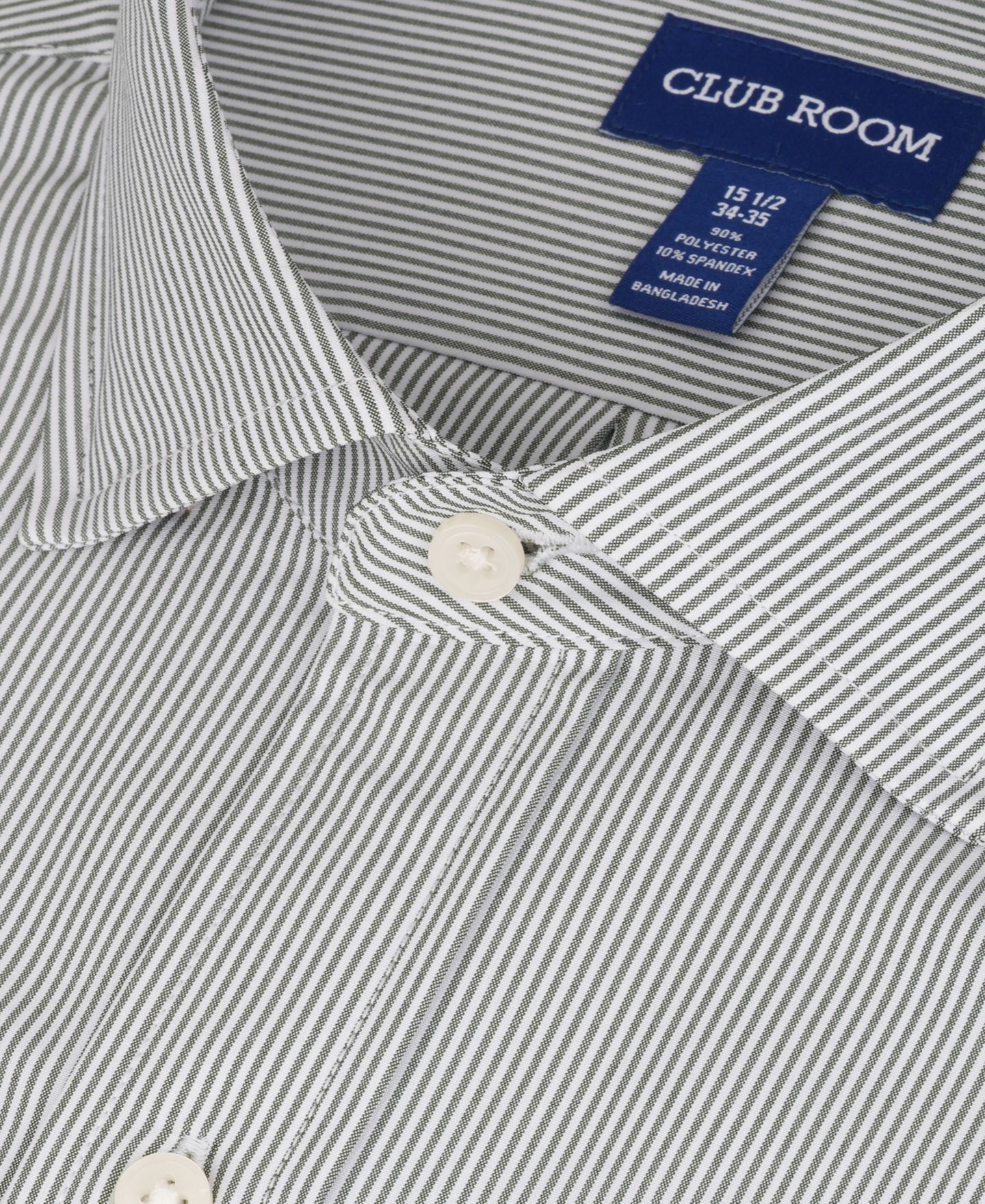 Мужская рубашка Club Room Traveler Dress Shirt, цвет: Светлый зелёный — фото 9