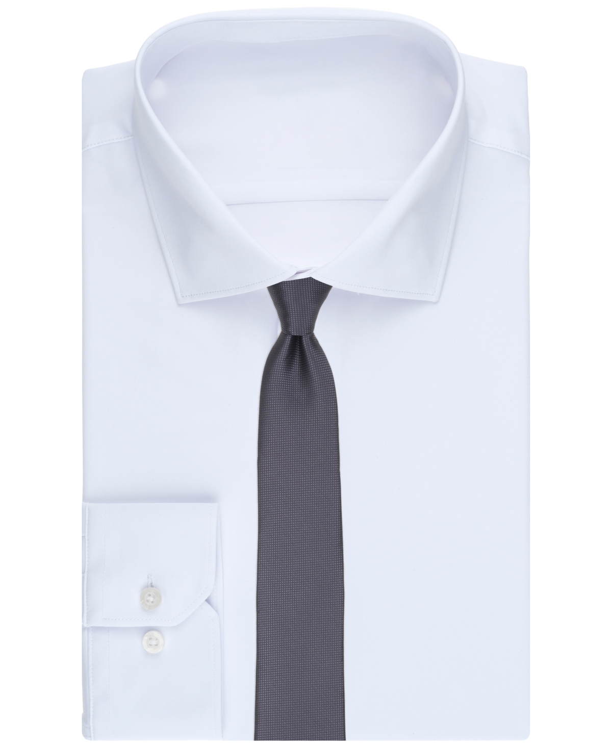 Alfani Men's Burnel Micro Check Slim Tie, Macy's Exclusive
