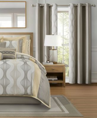 Kath Geometric 15-Piece Comforter Set, Queen