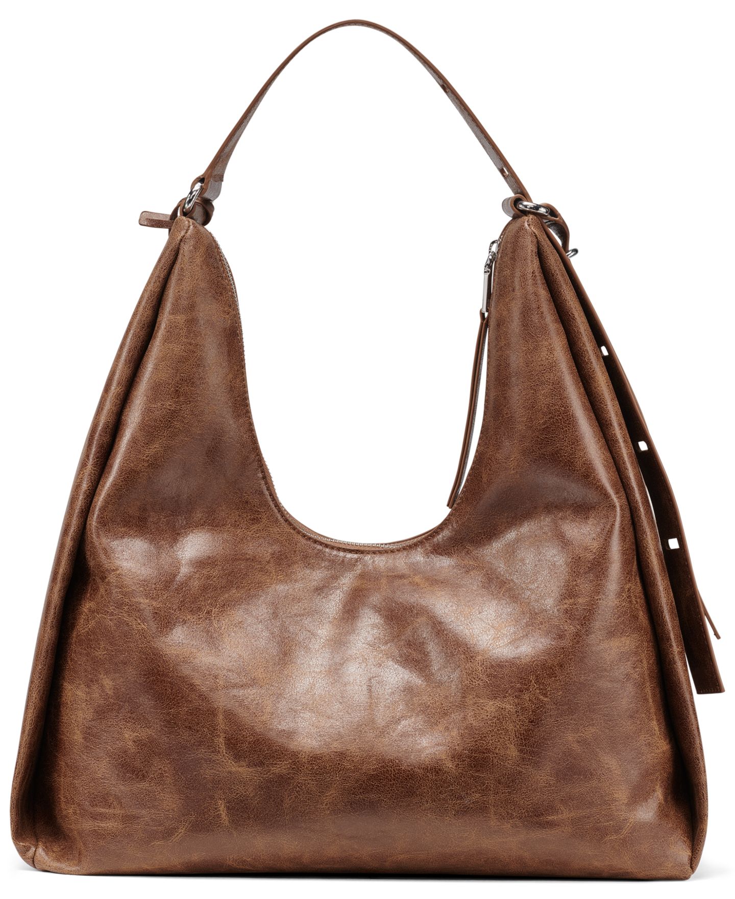Женская сумка DKNY Elicia Large Hobo, цвет: Орех — фото 2