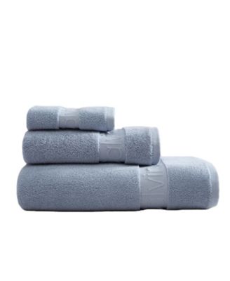 Iconic Cotton Jacquard 3-Piece Towel Set
