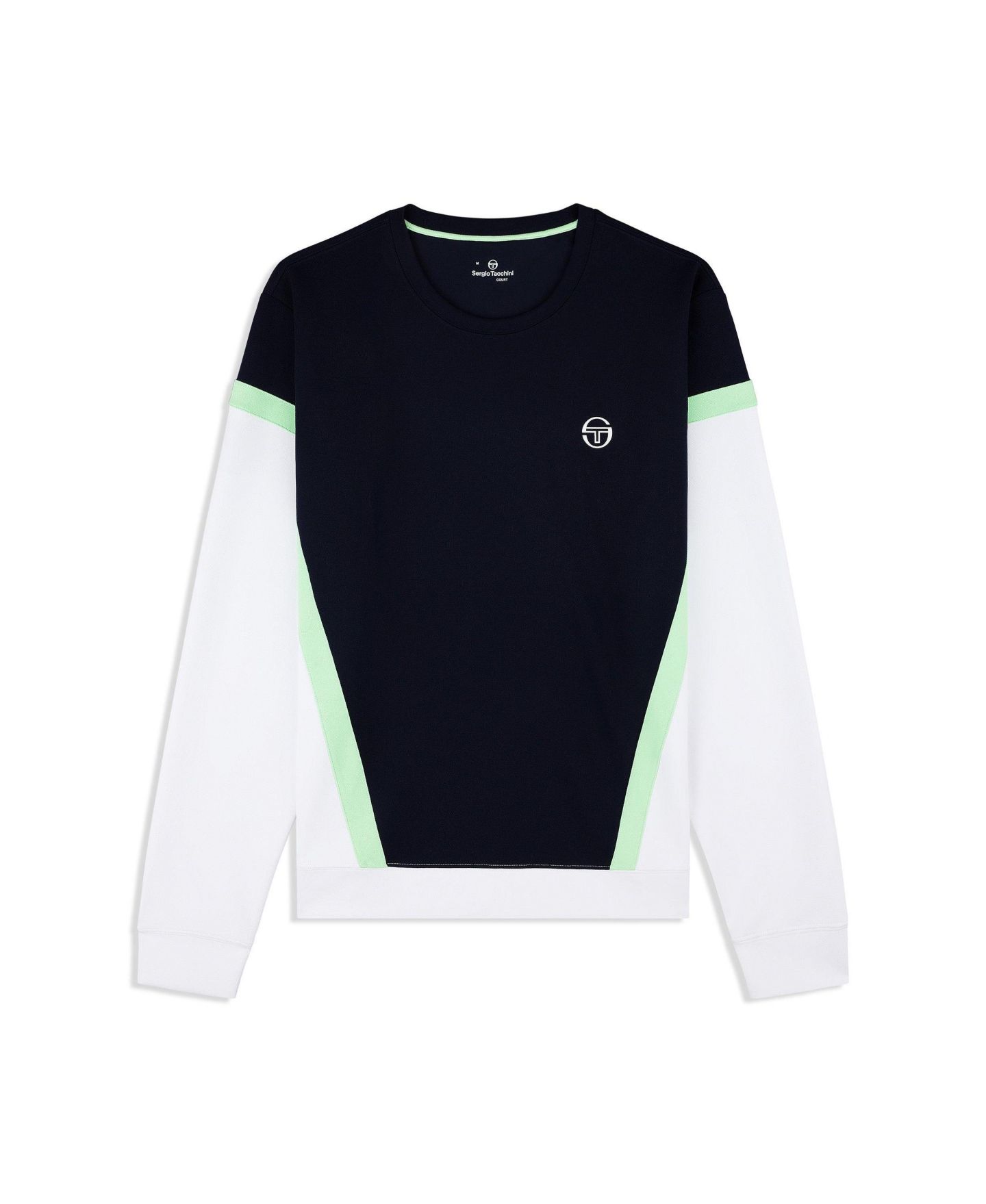 Мужской свитшот Sergio Tacchini Pagia с круглым вырезом, цвет: Синий — фото 5
