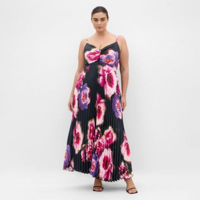 Women's Ariana Print Pleat Maxi Dress