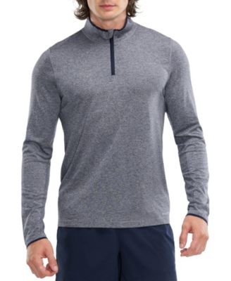 Men's Seamless Melange 1/4 Zip
