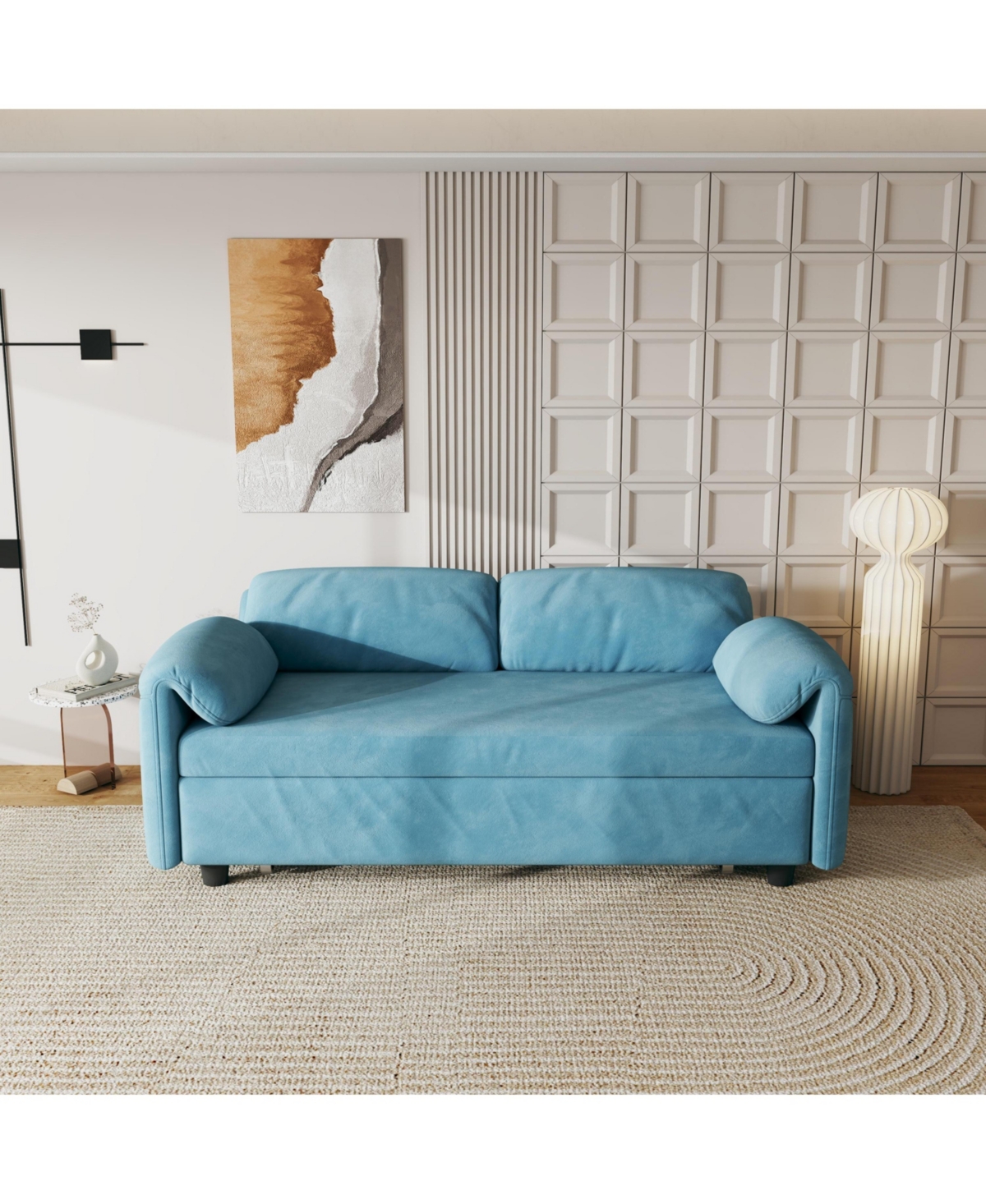 Streamdale Furniture 54inch Sofa Bed - Retractable Bed Option