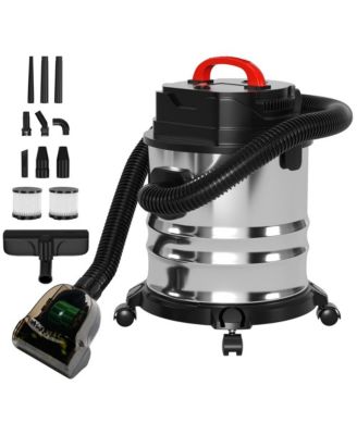 1800W Wet Dry Vacuum with Blower - 4.8 Gal Stainless Steel Tank and 18KPA Suction