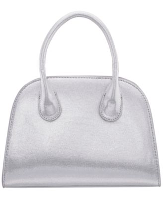 Ainsley Metallic Small Bowling Shoulder Handbag