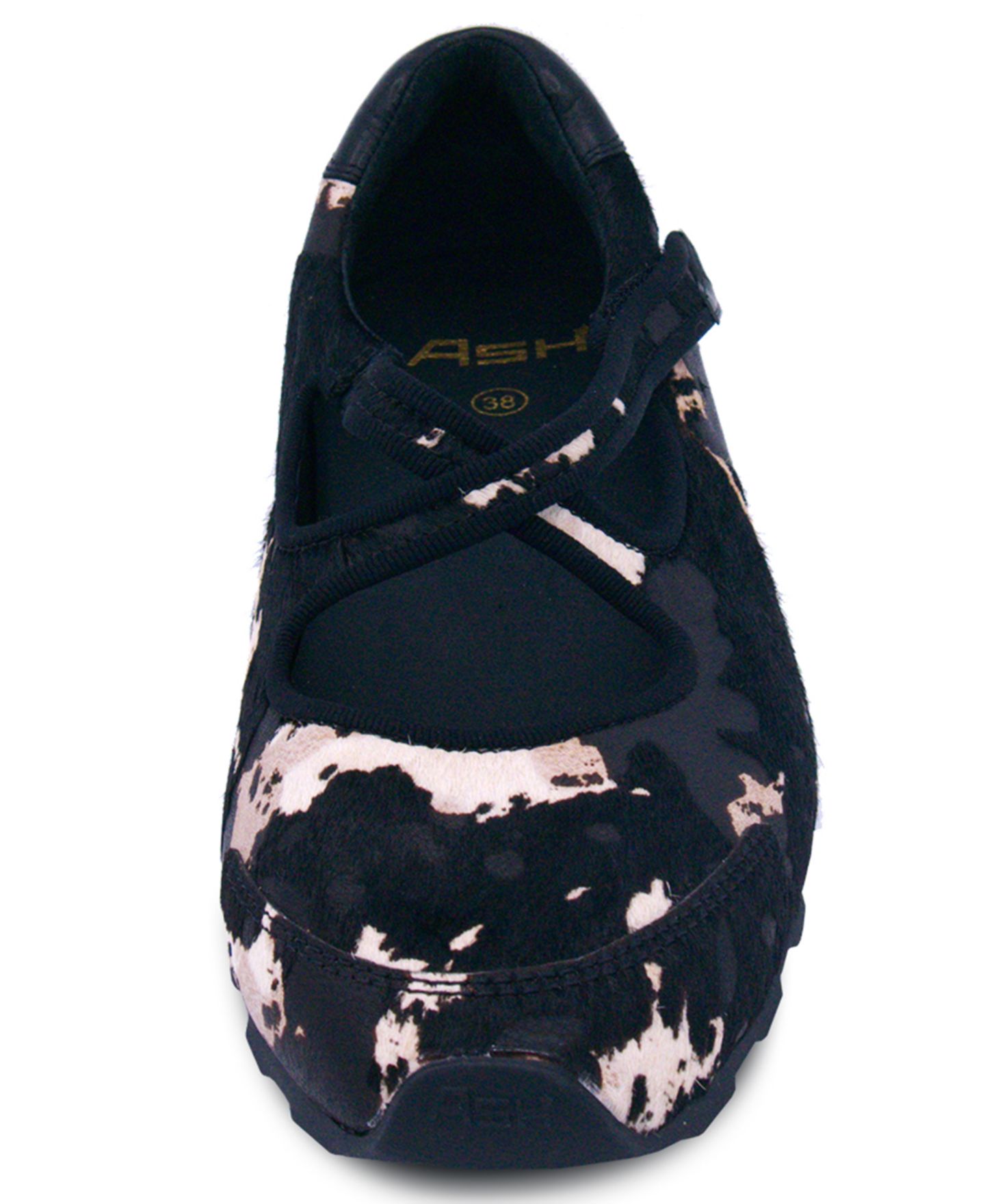 Женские кроссовки ASH Kore Round Toe Slip-On, цвет: Чёрный — фото 6