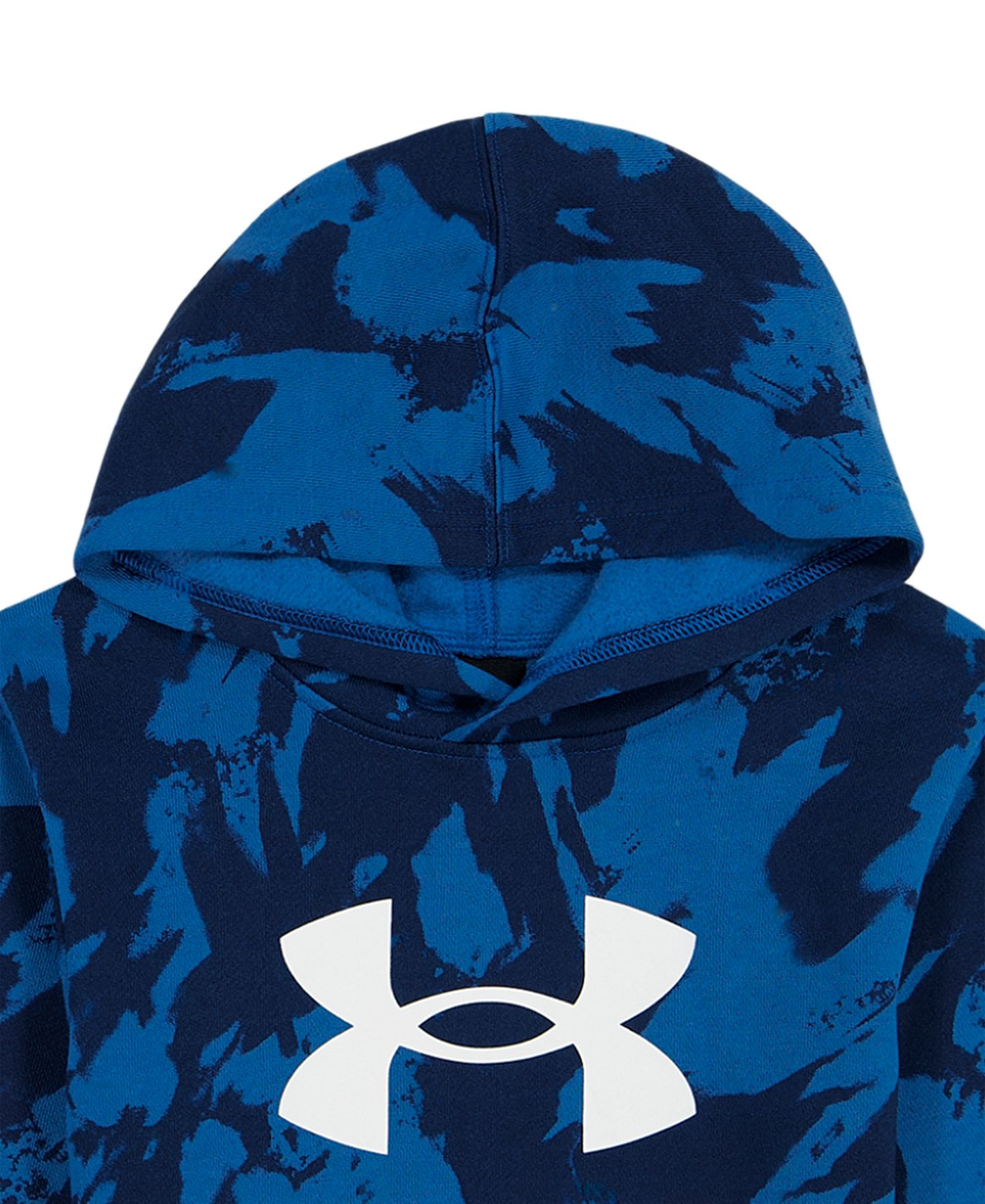 Детский комплект Under Armour: худи с длинным рукавом и брюки, 4T-7, цвет: Синий камуфляжный / Чёрный — фото 10