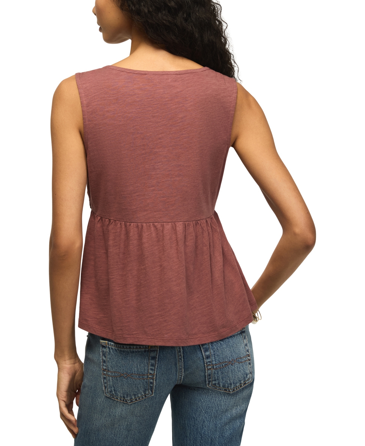 Lucky Brand Women's Embroidered Stud V-Neck Tank Top