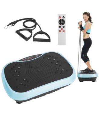 Whole Body Vibration Exercise Machine with Resistance Bands and Remote