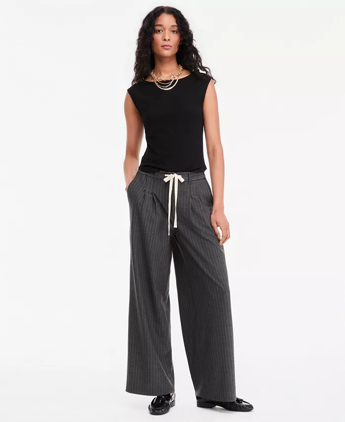 Women's Ribbed Boat-Neck Tank - thumbnail 9