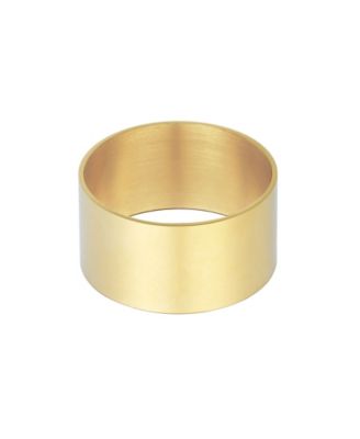 Tarnish Resistant Gold Tall Band Ring