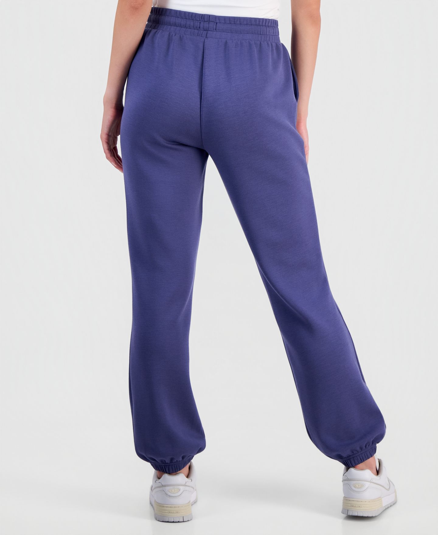 Женские брюки Tinseltown Juniors' Drawstring-Waist Scuba Jogger, цвет: Синий — фото 4