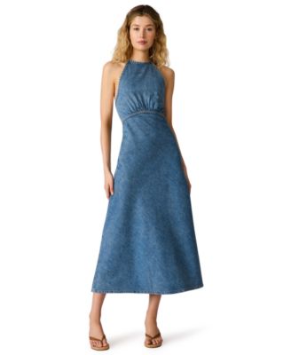 Women's Vilma Halter Neck Sleeveless Midi Dress