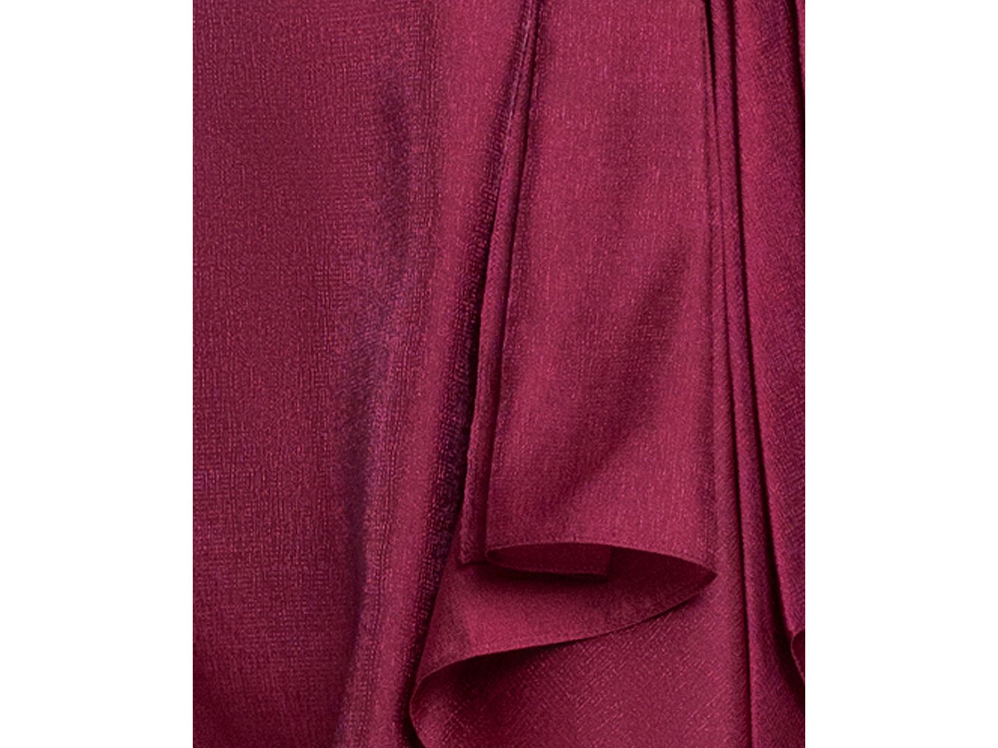 Женское платье XSCAPE Plus Size Sweetheart Neck Off-The-Shoulder Ruffle Long, цвет: Винный — фото 5