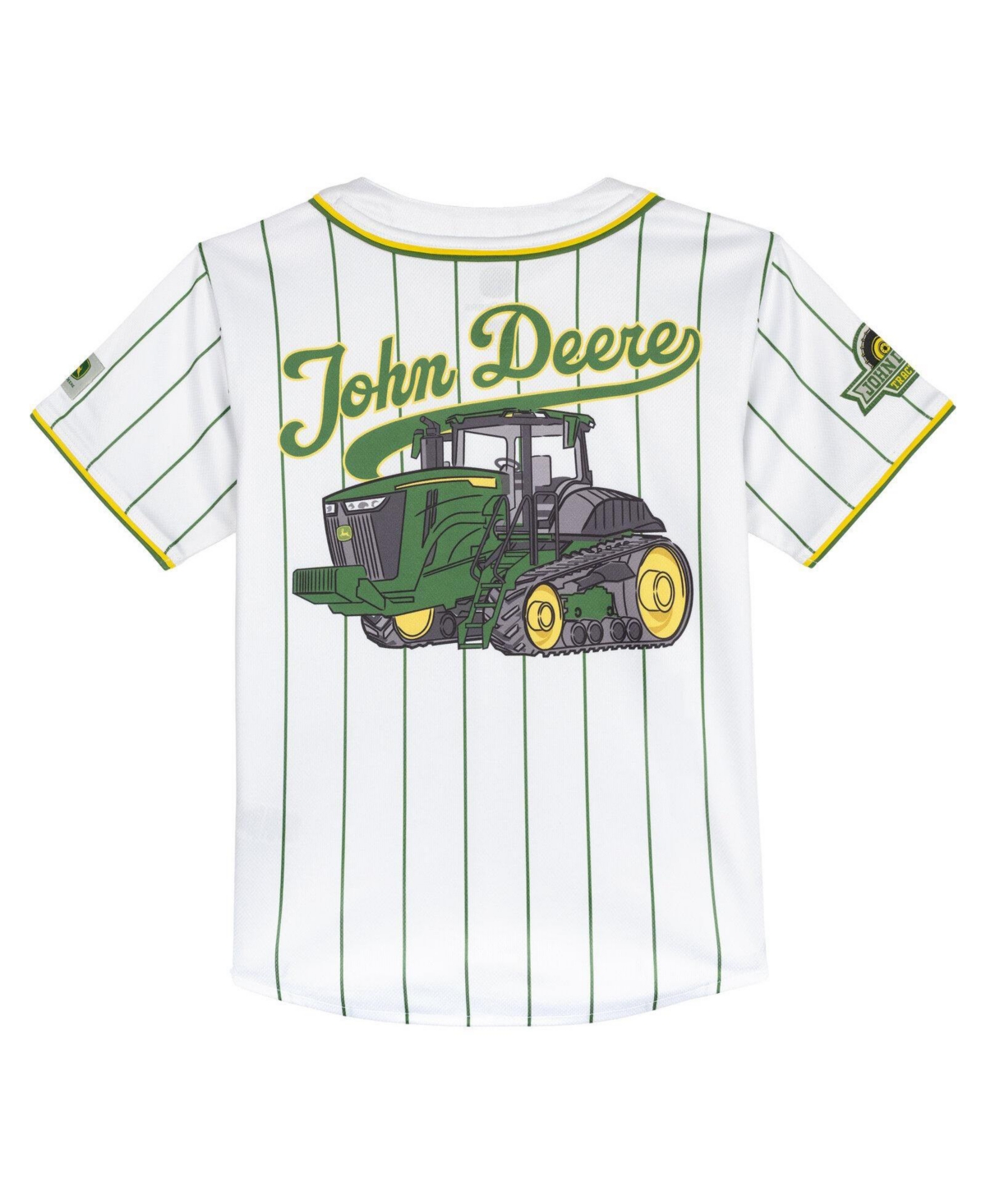 John Deere Toddler Boys Baseball Button Front Shirt