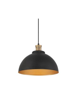 Araceli Metal Pendant Light 16inch Wide Modern Dome Shade for Dining Room House Foyer Kitchen Island