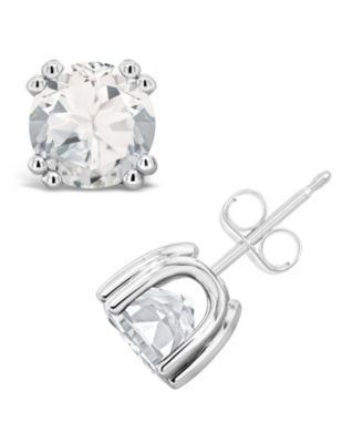Citrine (2-1/2 ct. t.w.) Stud Earrings in Sterling Silver (Also Available in White Topaz)