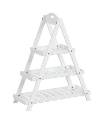 3-Tier Wood Plant Stand for Flower Pot Display