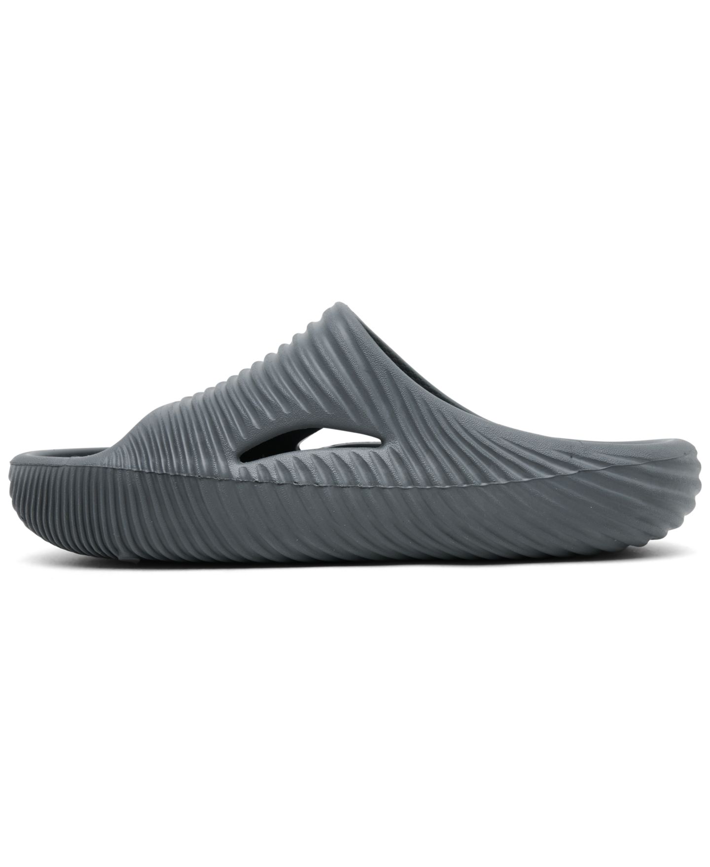 Мужские сандалии Crocs Mellow Tide Recovery Slide, цвет: Серый — фото 3