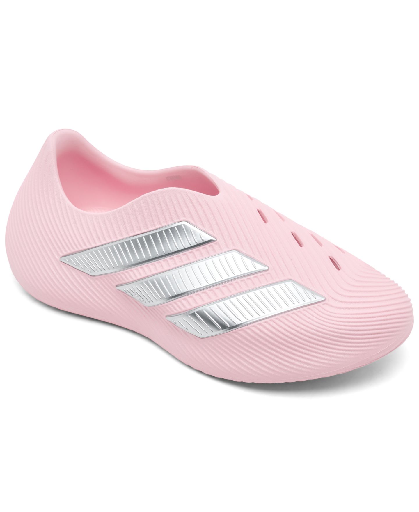 Детские повседневные кроссовки adidas Purechill, цвет: Розовый / Серебристый — фото 1