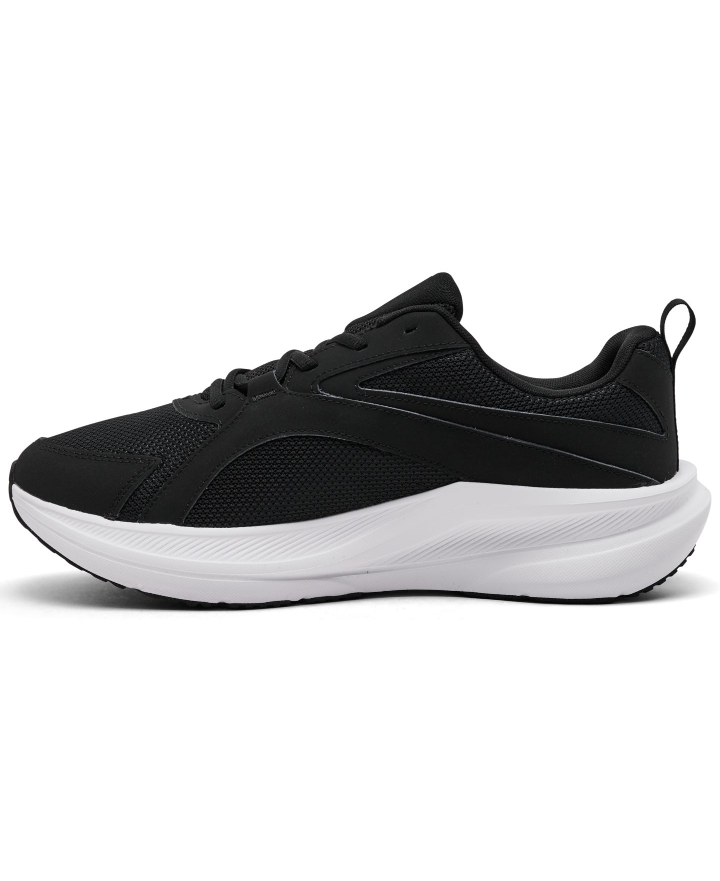 Мужские кроссовки Under Armour Charged+ Assert 11 Extra Wide Width Running, цвет: Чёрный / Белый — фото 3