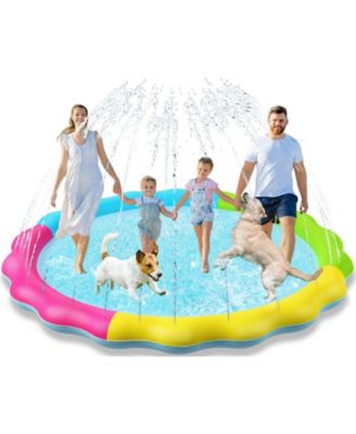 Splash Pad Sprinkler Play Mat Inflatable Pool Nonslip