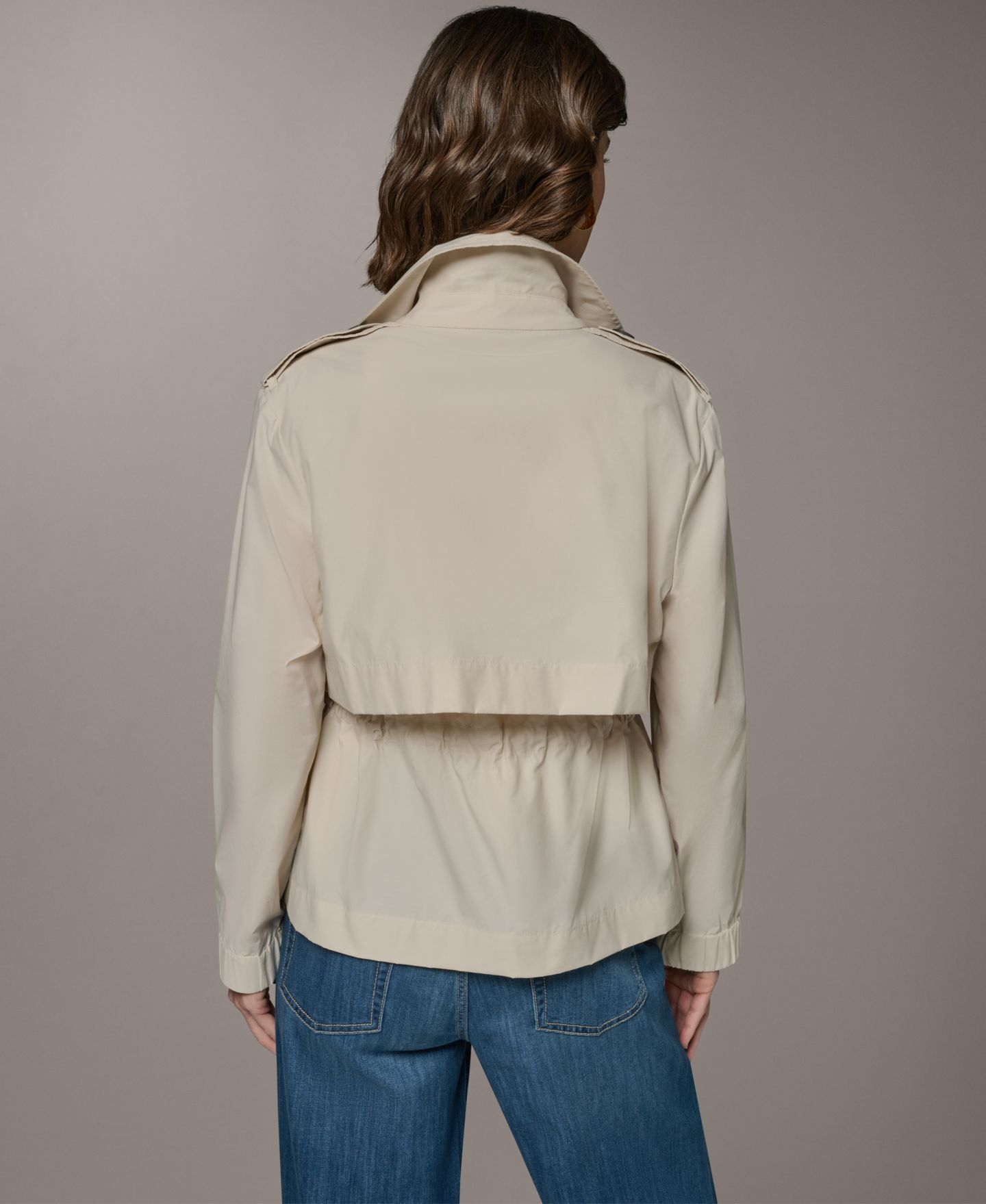 Женская куртка Donna Karan Weekend Double-Breasted Flanged, цвет: Песчаниковый — фото 5