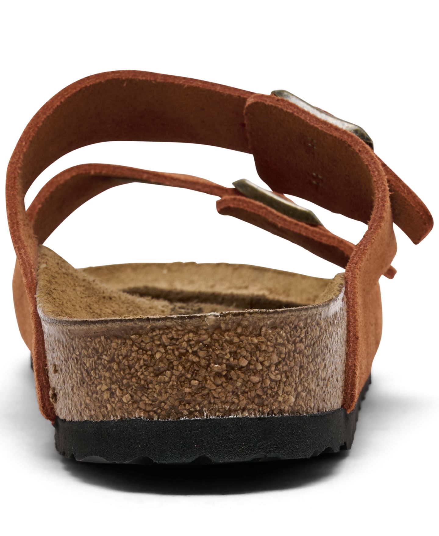 Мужские сандалии Birkenstock Arizona Suede Leather, цвет: Тёмный ржавый — фото 4