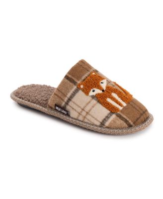 Women's Punch Needle Fall Halloween Novelty Scuff Slipper