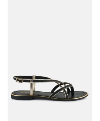 Rag and Co Womens Pheobe Strappy Flat Sandals
