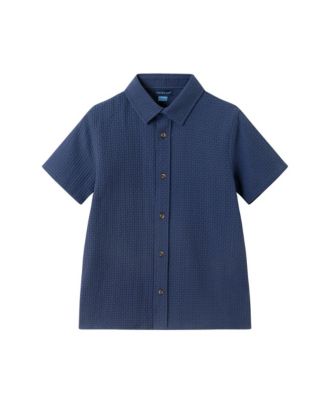 Boys Andy and Evan Basket Weave Buttondown Shirt
