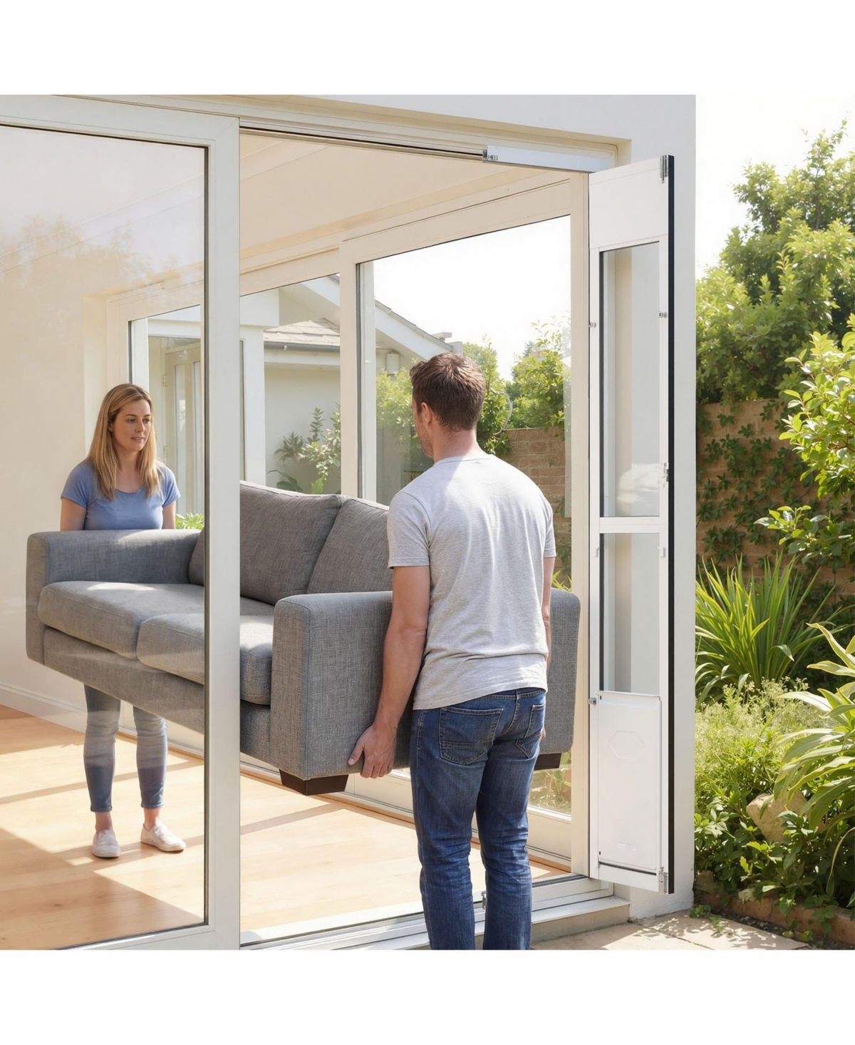 Cozito Dog Door for Sliding Glass Doo in Adjustable Height