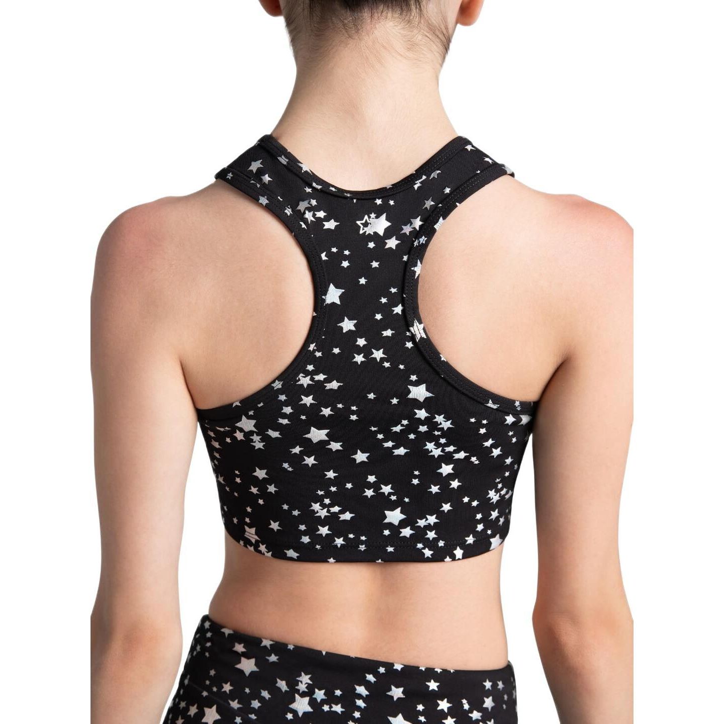 Детский топ Capezio Future Star Cosmic для девочек, цвет: Чёрный — фото 3