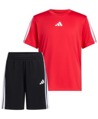 Boys' 8-16 Short-Sleeve T-Shirt and Shorts, 2-Piece Set