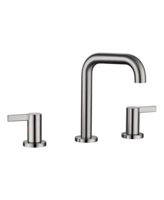 Bathroom Faucet For bathroom Sink With Two Handles, Pop Up Drain And Supply Lines