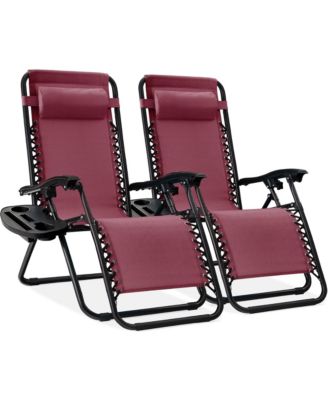 Zero Gravity Lounge Chair Recliner Set Of 2