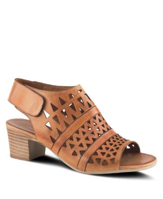 Women's Dorotha Ankle Strap Sandal with Laser Cut Detail