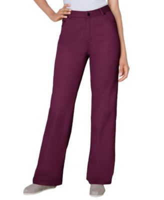 Petite Perfect Relaxed All-Cotton Denim Five-Pocket Jeans