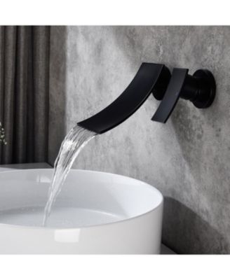 Wall Mount Widespread Bathroom Faucet