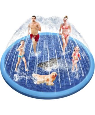 Splash Pad Sprinkler Pool for Dogs Kids