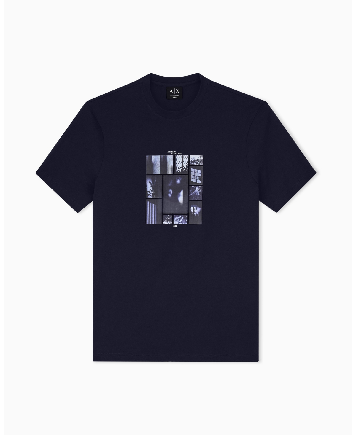 A|X Armani Exchange Men's Slim Fit Collage Box T-Shirt