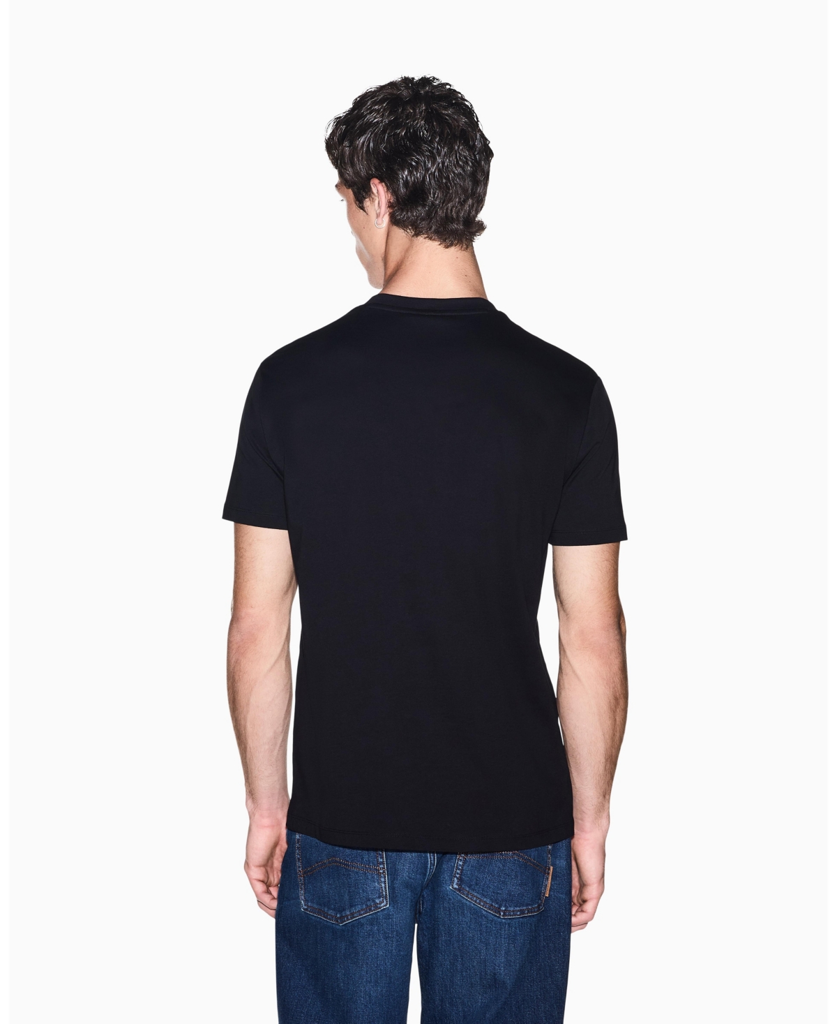 A|X Armani Exchange Men's Tonal A X 1991 T-Shirt - Black