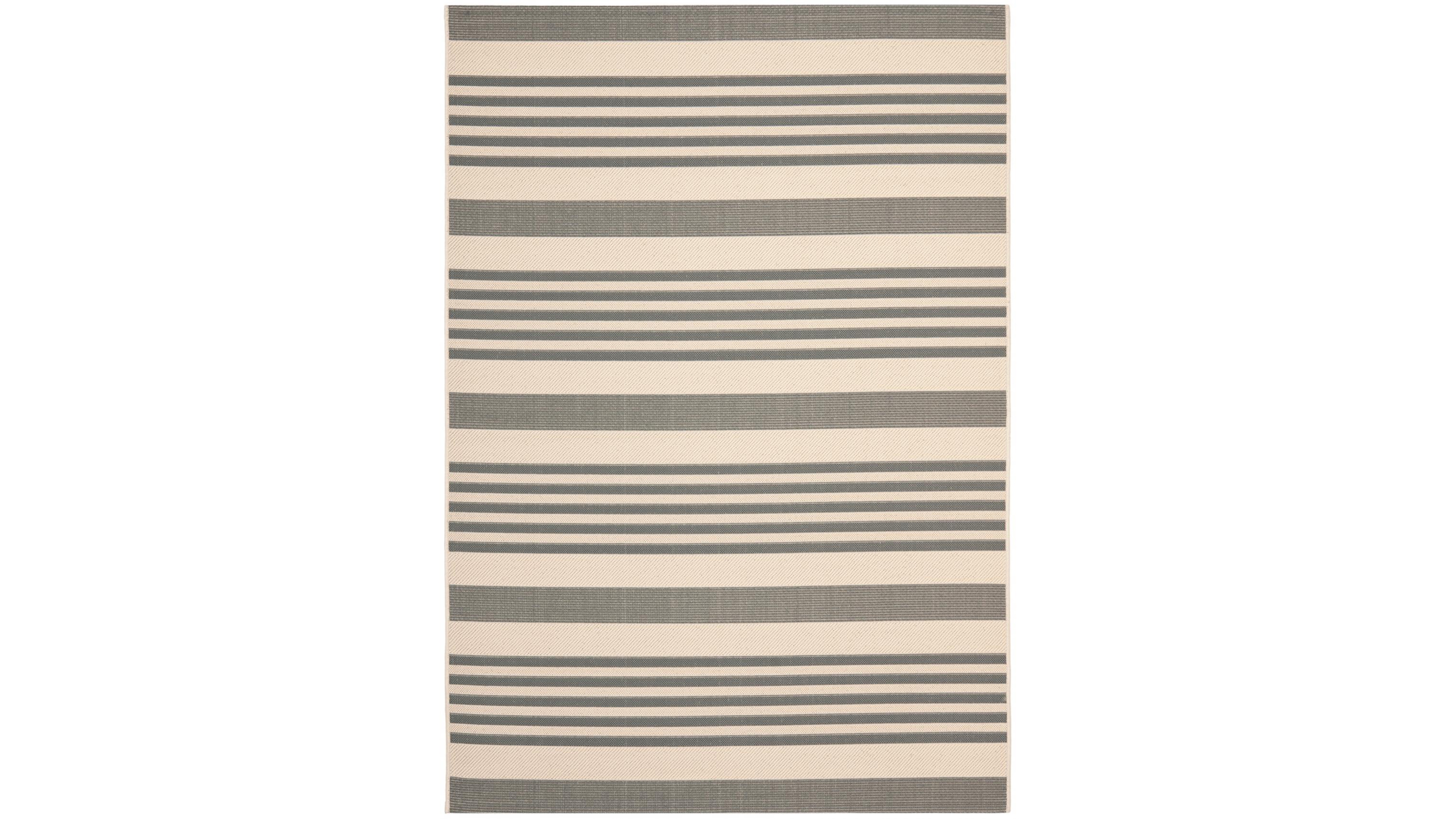Safavieh Courtyard CY6062 Gray and Bone 8' x 11' Outdoor Area Rug